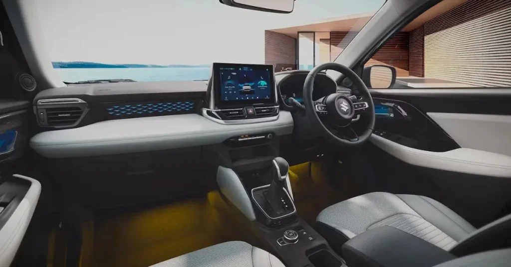 Maruti Suzuki Victoris interior image and display image